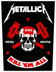 Metallica Metal Militia Backpatch
