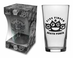 Trinkglas Five Finger Death Punch Knuckle Logo