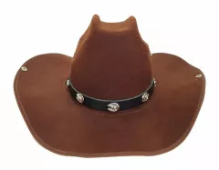 Leather Hatband - Horseshoe and Horse