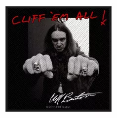 Cliff Burton Aufnäher Cliff em all