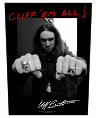 Cliff Burton Rückenaufnäher Cliff 'em all