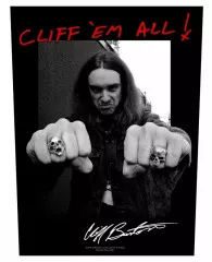 Cliff Burton Backpatch Cliff em all