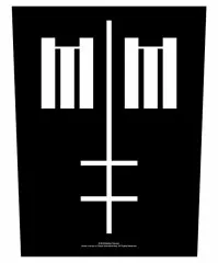 Marilyn Manson Backpatch Cross Logo