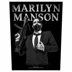 Marilyn Manson Backpatch Machine Gun