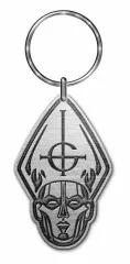 Ghost Papa Head Keyring Pendant