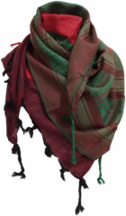 Afghanistan Tactical Shemagh Scarf Green Black Red Green