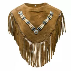 Womens Leather Poncho