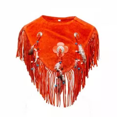 Womens Leather Vest with fringes