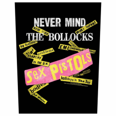 Sex Pistols Backpatch 'Never mind the Bollocks'