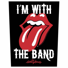 Rolling Stones Backpatch 'I´m with the band'