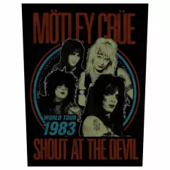 Mötley Crüe Backpatch Shout at the devil