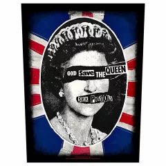 Sex Pistols Backpatch God save the queen