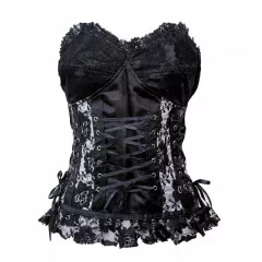 Ladies corset with lace