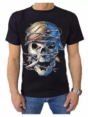 Pierced Skull Rock TShirt (Glow in the dark)