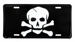 Skull Tin Sign 30cm x 15cm