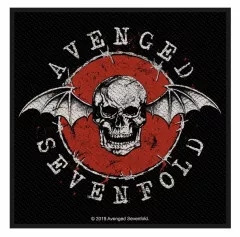 Avenged Sevenfold Patch Distressed Skull