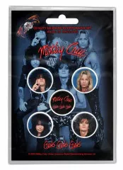 Button Badge Pack - Mötley Crüe - Girs Girls Girls