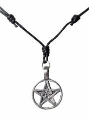 Necklace with archaic pentagram