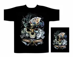 Biker T-Shirt Last Game (Glow in the Dark)