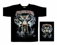 Biker T-Shirt Freedom (Glow in the Dark)