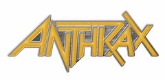 Anthrax (Logo) - Pin Badge with Butterfly Clip