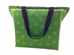 Shopper Tasche Paisley Grün