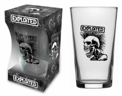Drinking Glass The Exploited Skull