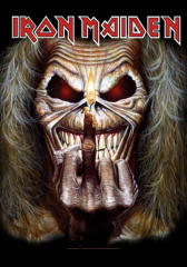 Posterfahne Iron Maiden Finger