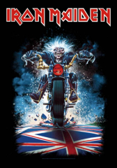 Posterfahne Iron Maiden Motorcycle