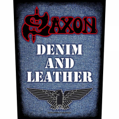 Saxon Denim & Leather Backpatch