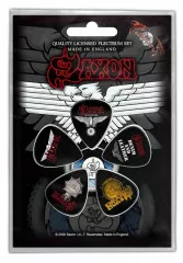 Guitar Pick Pack Saxon Wheels Of Steel
