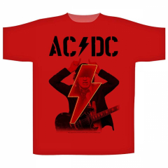 AC/DC Angus PWR UP Red T-Shirt