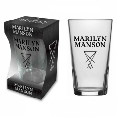 Trinkglas Marilyn Manson Logo