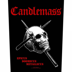 Candlemass Epicus Doomicus Metallicus Backpatch