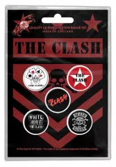 The Clash London Calling Button Badge Set