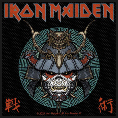 Iron Maiden Aufnäher Senjutsu Samurai Eddie