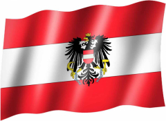 Österreich Wappen Fahne 60 x 90 cm