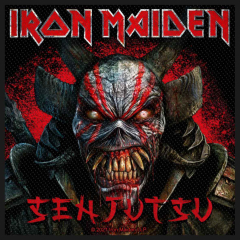 Iron Maiden Aufnäher Senjutsu Back Cover