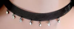 Black Rhinestone Choker