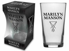 Trinkglas Marilyn Manson Logo