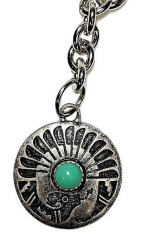 Keychain maya inca tribal key ring