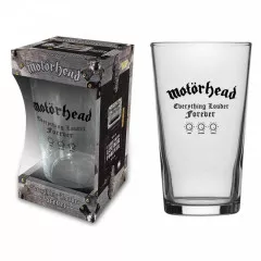 Motörhead Everything Louder Forever Beer Glass