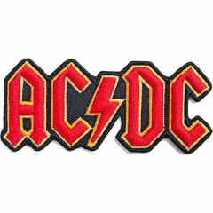 Embroidered Patch Iron On AC/DC Logo