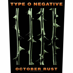 Type O Negative October Rust Rückenaufnäher Patch