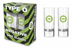Shot Glass Set Type O Negative Negative Symbol