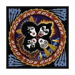 Kiss Rock N Roll Over Woven Patch