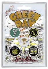 Green Day Dookie Button Badge Set