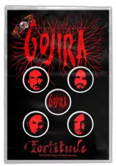 Gojira Fortitude Button Badge Set