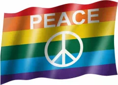 Peace Rainbow - Flag