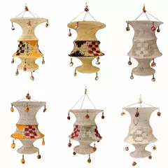 Cotton crochet lamp shades small